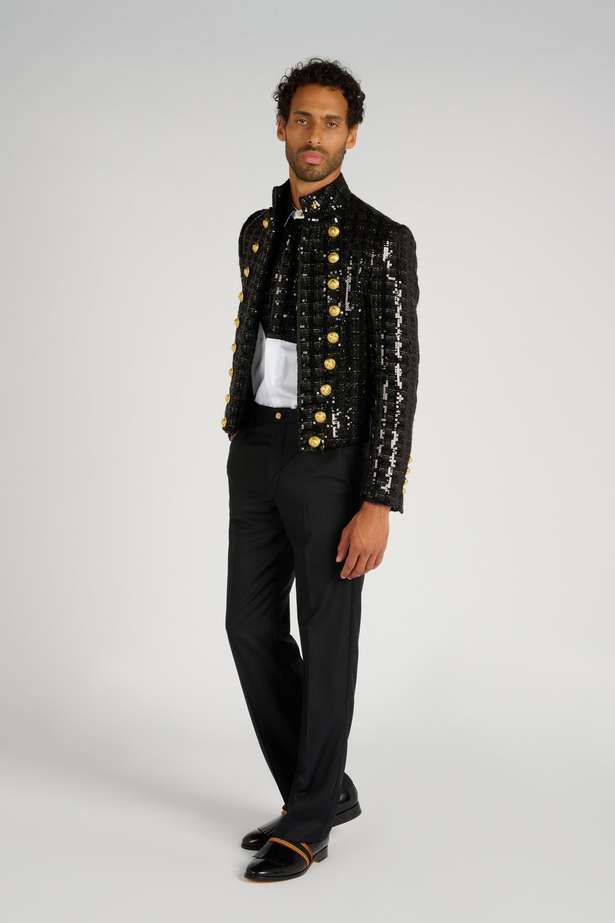 HUSSARD SEQUINS - Lords & Fools dandy, frenchstyle, menfashion, paris, parisianstyle, S24, suit, SUMMER 2024, tailoring